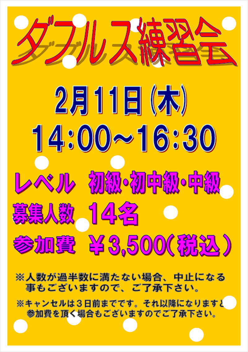 Event_tsurumi_20210211_Doubles_rensyukaiのサムネイル